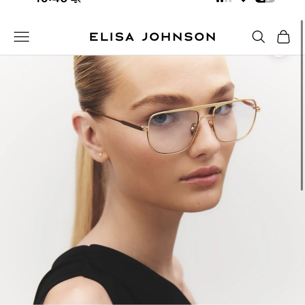 Elisa Johnson Jane in Gold Metal BNIB
